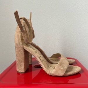 Sam Edelman yaro suede block strappy heel